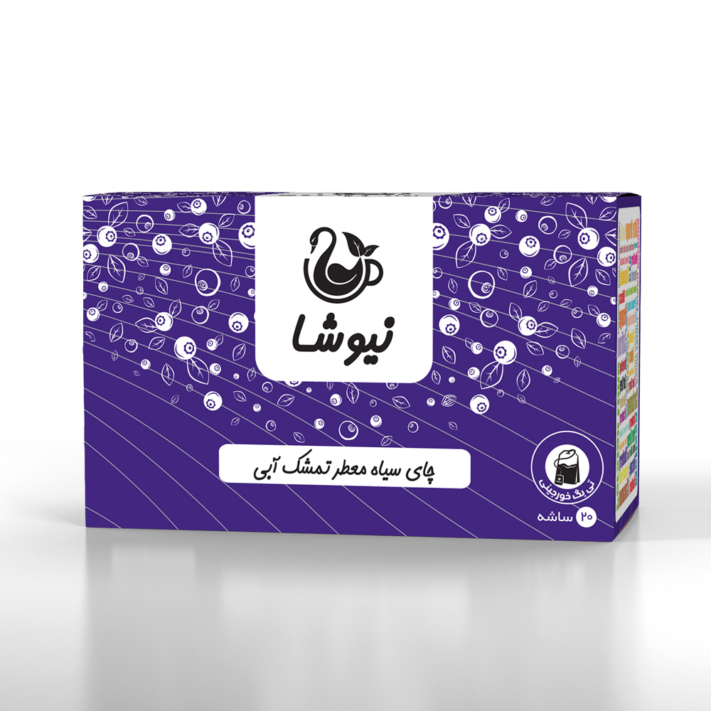 چای سیاه وتمشک آبی نیوشا